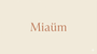 Miaüm – Accueil