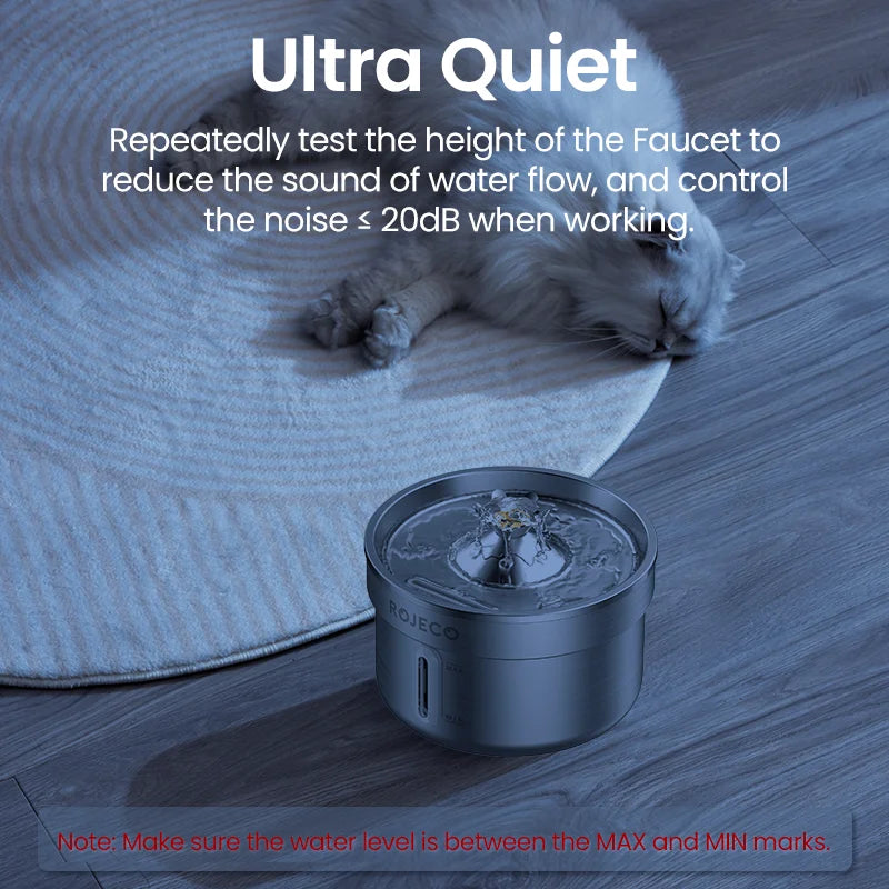 Source — Fontaine en acier inoxydable