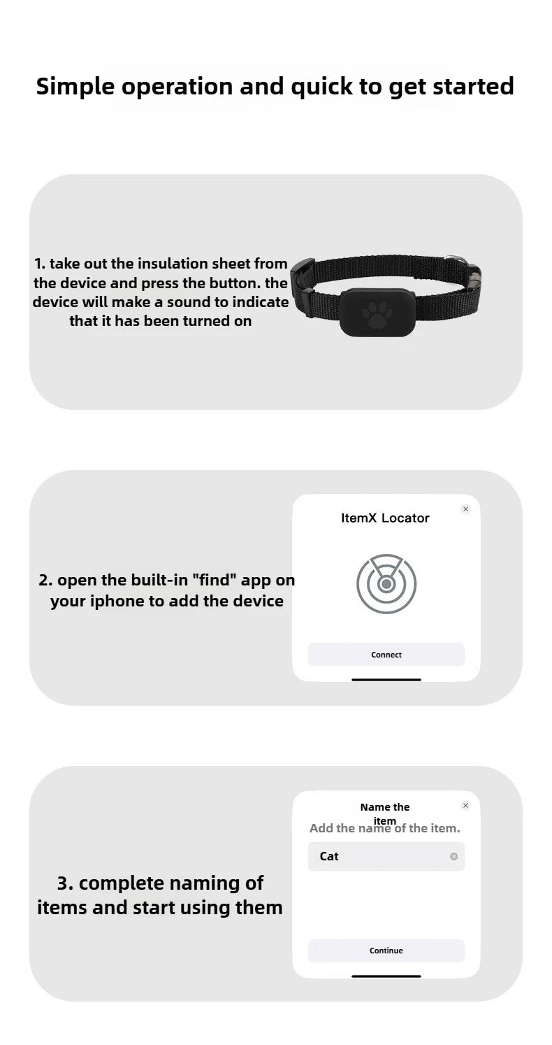 Repère — Traceur GPS compatible Apple Find My