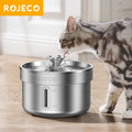 Source — Fontaine en acier inoxydable